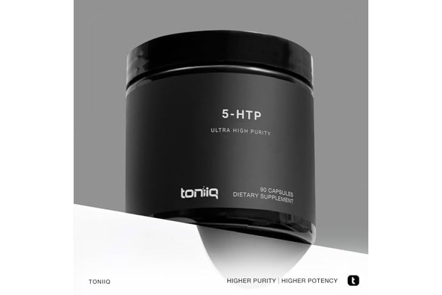 Cápsulas Toniiq Ultra High Strength 5HTP - 99%+ altamente purificadas y biodisponibles - Extracto concentrado 12:1 - 200 mg - 90 cápsulas vegetales - Image 3