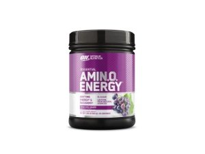 Optimum Nutrition Amino Energy - Pre entrenamiento con té verde, BCAA, aminoácidos, Keto Friendly, extracto de café verde, polvo energético - Uva Concord, 65 porciones (el embalaje puede variar)