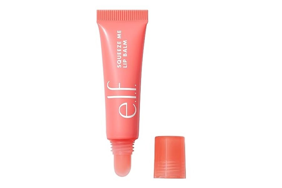 duende. Bálsamo labial Squeeze Me, bálsamo labial hidratante para un tono puro de color, infundido con ácido hialurónico, vegano y libre de crueldad animal, fresa
