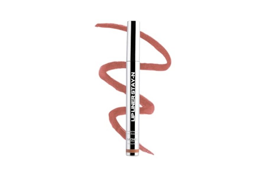 Sacheu Lip Liner Stay-N - Delineador de labios despegable, tatuaje, tinte de labios despegable, tinte de labios de larga duración, infundido con ácido hialurónico y vitamina E, para todo tipo de piel, p-INKED