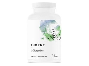 Thorne L-Glutamina - Suplemento de aminoácidos para la salud gastrointestinal y la función inmune - 90 cápsulas