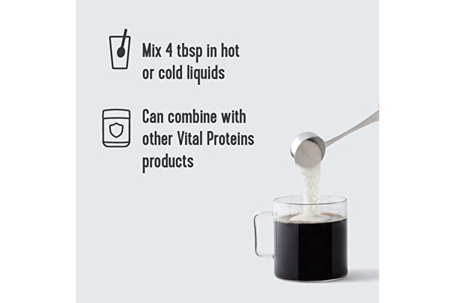 Vital Proteins Péptidos de colágeno en polvo, promueve la salud del cabello, uñas, piel, huesos y articulaciones, cero azúcar, sin sabor 9.33 oz - Image 4