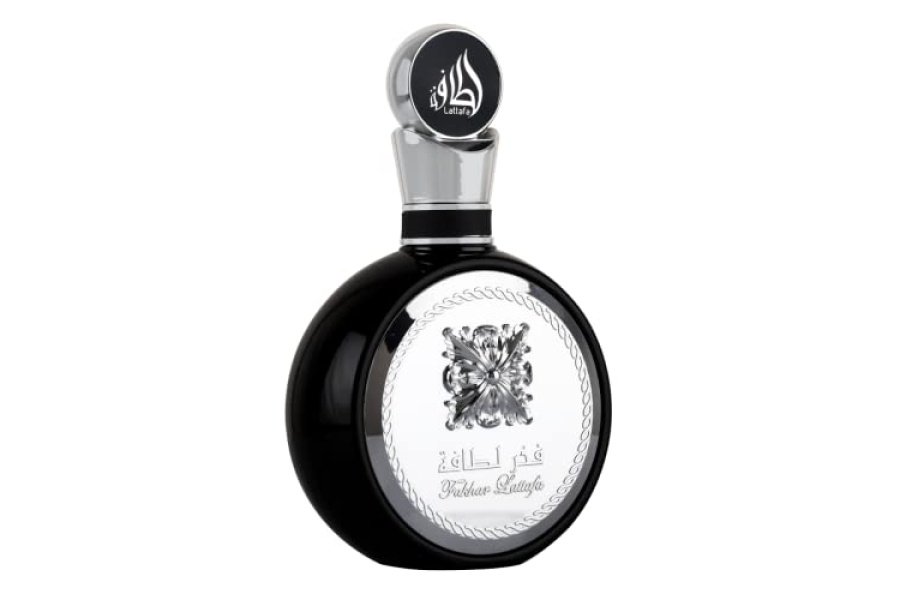 Lattafa Perfumes Fakhar para hombres Eau de Parfum Spray, 3.4 onzas