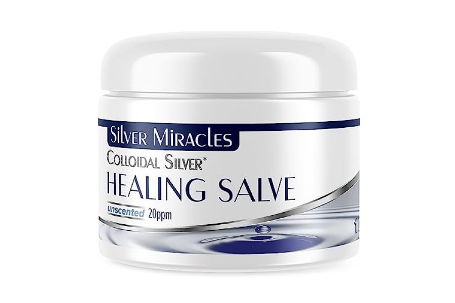 Ungüento curativo de plata coloidal Silver Miracles