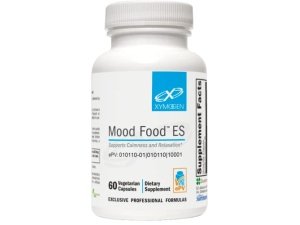 XYMOGEN Mood Food ES - Apoya la calma, la relajación y un estado de ánimo saludable con folato activo, vitaminas B, 5-HTP, GABA, minerales, sunteanina L-teanina, selenio (60 cápsulas)