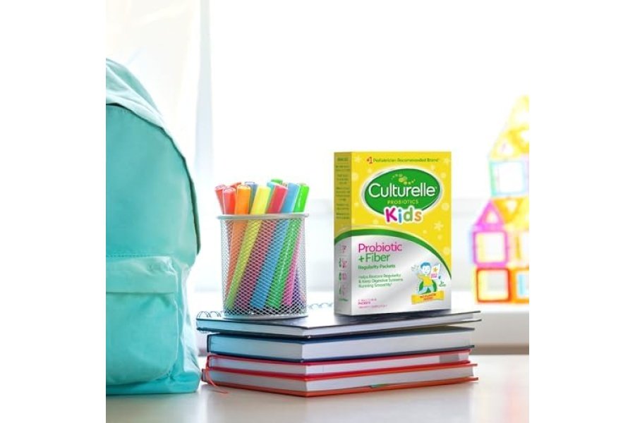 Culturelle Kids Probiótico + paquetes de fibra (edades 1+) - 24 unidades - Salud digestiva y apoyo inmunológico - Ayuda a restaurar la regularidad (el embalaje puede variar) - Image 8