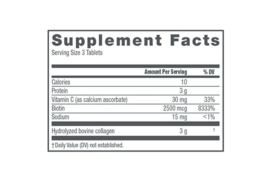 NeoCell Super colágeno con vitamina C y biotina, suplemento para piel, cabello y uñas, incluye antioxidantes, tableta, 270 unidades, 1 botella - Image 11