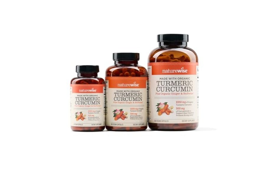 NatureWise Curcumina Cúrcuma 2250 mg | 95% curcuminoides y extracto de pimienta negra BioPerine | Absorción avanzada para apoyo a las articulaciones [suministro para 2 meses - 180 unidades] - Image 7