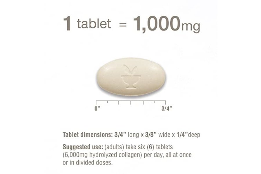 Colágeno avanzado Youtheory - 6000 mg de colágeno - con vitamina C - para cabello, piel y uñas* - Suplementos de colágeno para mujeres y hombres - 290 comprimidos - Image 7