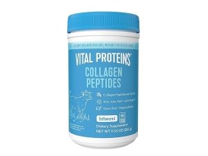 Vital Proteins Péptidos de colágeno en polvo, promueve la salud del cabello, uñas, piel, huesos y articulaciones, cero azúcar, sin sabor 9.33 oz