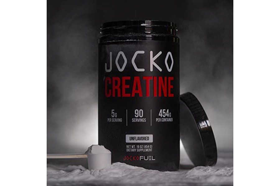 Jocko Fuel Creatina Monohidrato en Polvo - Creatina para hombres y mujeres, Suplemento para rendimiento atlético y salud muscular, 90 porciones 16 oz (sin sabor) - Image 5