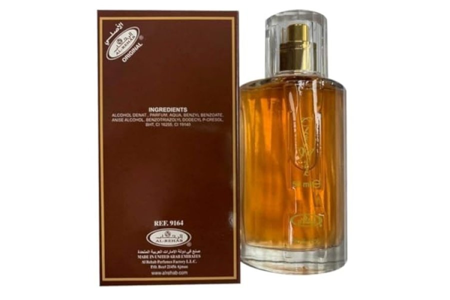 Al-Rehab Choco Musk Eau de Parfum Spray para mujer, 1.7 onzas