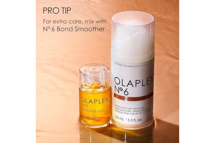 Olaplex No. 7 Bonding Oil, aceite concentrado de alto brillo, protector del calor, suaviza y suaviza visiblemente el cabello, mayor intensidad del color, control del encrespamiento hasta 72 horas, para todo tipo de cabello, 1 fl oz - Image 8