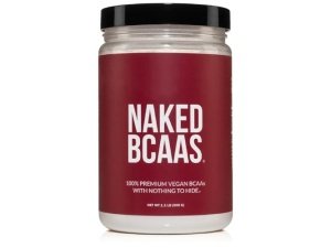 NAKED Nutrition BCAA Aminoácidos en polvo, solo 1 ingrediente, fórmula pura 2:1:1, aminoácidos de cadena ramificada veganos sin sabor, suplemento BCAA totalmente natural instantáneo - 500 gramos, 100 porciones