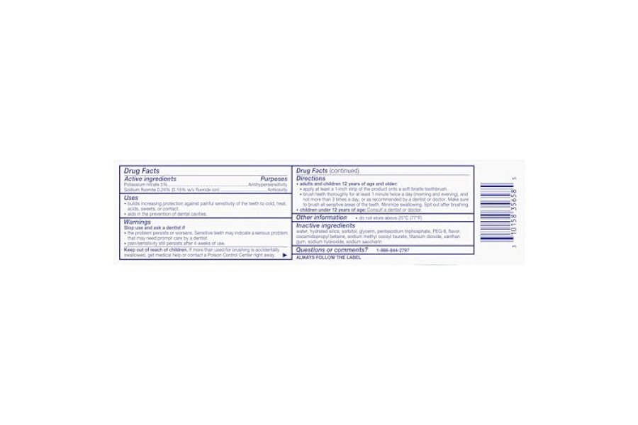 Sensodyne Extra Whitening Pasta de dientes blanqueadora para prevención de caries y dientes sensibles, exclusiva de Amazon, menta fresca, 4 onzas (paquete de 3) - Image 7