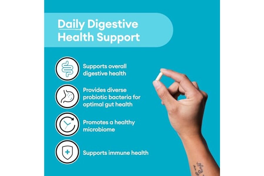 Probióticos Physician's Choice 60 mil millones de UFC - 10 cepas + prebióticos orgánicos - Salud inmune, digestiva e intestinal - Soporta estreñimiento ocasional, diarrea, gases e hinchazón - para mujeres y hombres - 30 unidades - Image 3