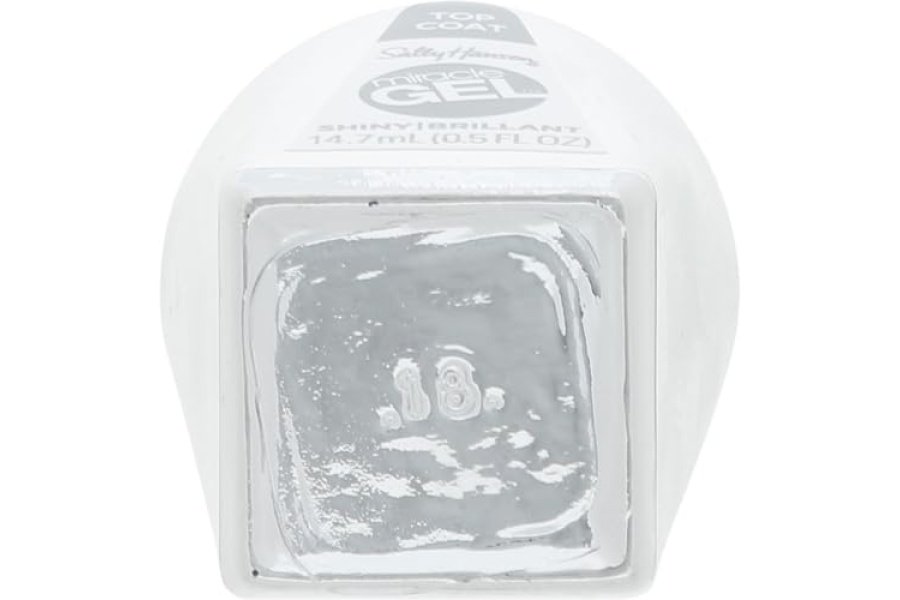 Sally Hansen Miracle Gel™, capa superior brillante, larga duración, fórmula similar a un gel, no necesita lámpara UV, esmalte de uñas transparente - Image 9