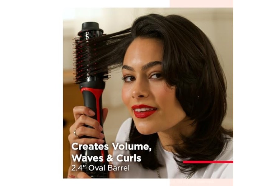 REVLON One Step Volumizer PLUS Secador de pelo y estilizador | Más volumen, menos daños y más control de peinado para peinados estilo salón fáciles y rápidos, además de fácil viaje (negro) - Image 3