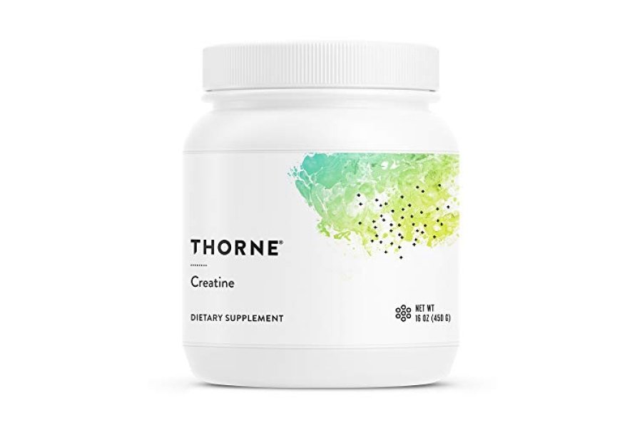 THORNE Creatina - Monohidrato de creatina, polvo de aminoácidos - Apoya los músculos, la energía celular y la función cognitiva - Sin gluten, Keto - Certificado NSF para deporte - 16 oz - 90 porciones