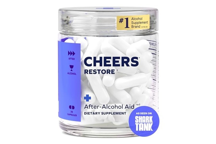 Saludos Restauración | Suplemento con DHM + L-Cisteína | Siéntete mejor después de beber y apoya tu hígado | 12 dosis | Dihidromiricetina, cisteína, tuna, vitamina B, jengibre