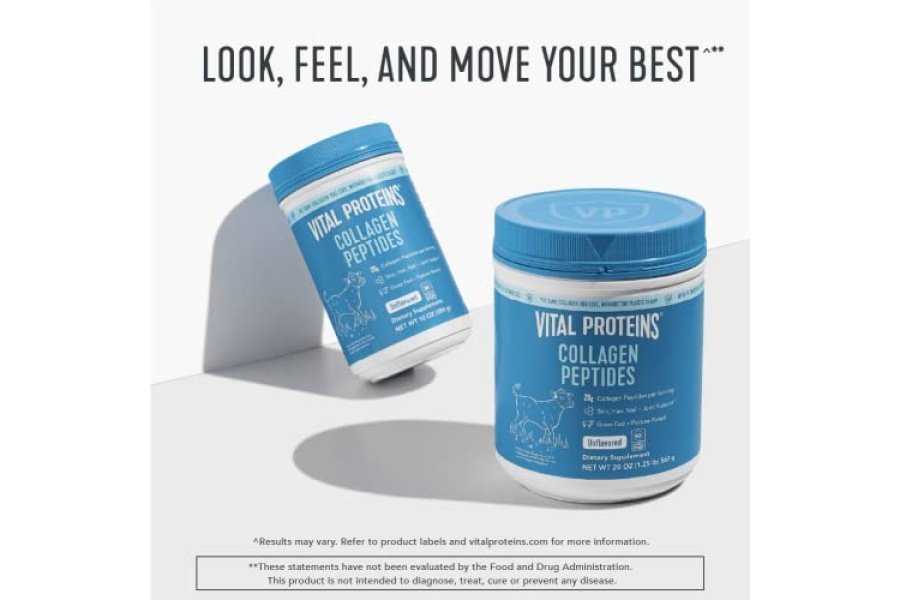 Vital Proteins Péptidos de colágeno en polvo, promueve la salud del cabello, uñas, piel, huesos y articulaciones, cero azúcar, sin sabor 9.33 oz - Image 7