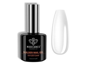 modelones Builder Gel de uñas, 7 en uno, gel transparente para engrosamiento de uñas, lámpara de uñas LED, gel duro curado, fortalecedor de uñas, base de gel de diamantes de imitación, gel de pegamento en una botella