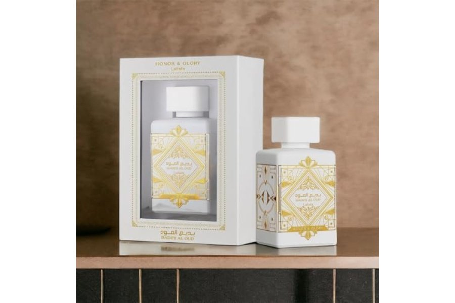 Lattafa Bade'e Al Oud Honor & Glory para unisex Eau de Parfum Spray, 3.4 onzas/100 ml - Image 2