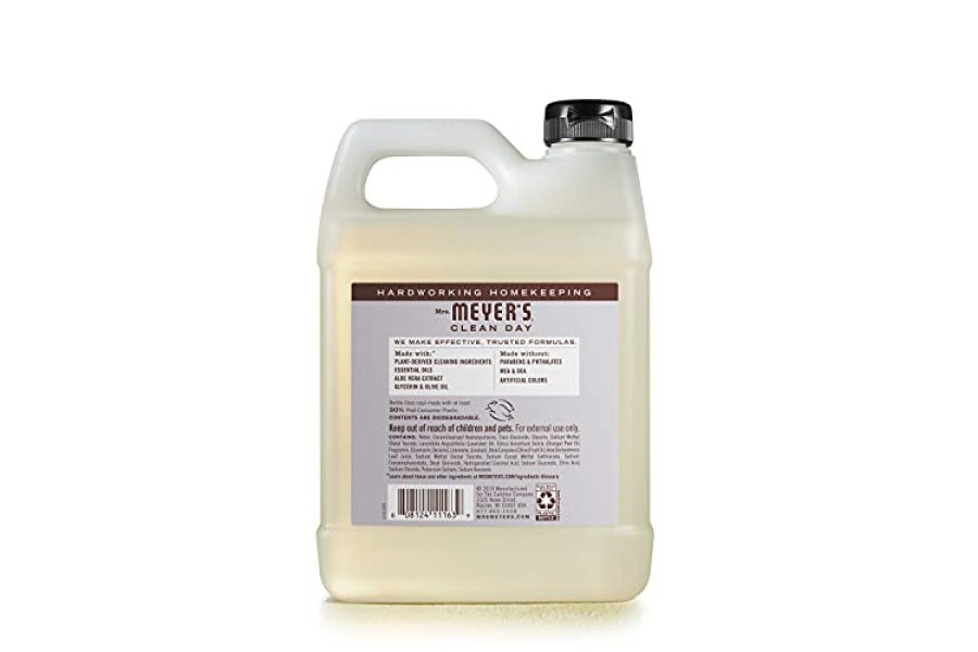Mrs. Meyer's 651318EA Recambio de jabón líquido para manos Clean Day, lavanda, 33 oz - Image 2