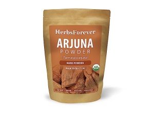 HerbsForever Arjuna Powder – Terminalia Arjuna – Sin OGM, Orgánico, Vegano – 454 GMS