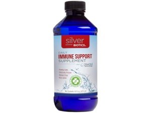Silver Biotics Coloidal Nano SilverSol Ag₄O₄ 10 PPM Apoyo inmunológico | Bio-Hacking Apoyo natural al desarrollo inmunológico | 16 onzas líquidas