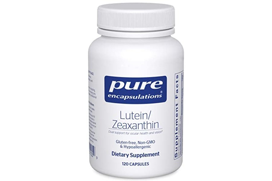Pure Encapsulations Luteína y Zeaxantina - Respalda la visión general* - Mantiene el pigmento macular y la salud ocular* - Respaldo antioxidante* - Apto para veganos y sin OGM - 120 cápsulas