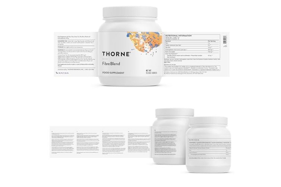 THORNE FiberMend - Polvo de fibra prebiótica para ayudar a mantener la regularidad y la flora gastrointestinal equilibrada - 11,6 oz - Image 5