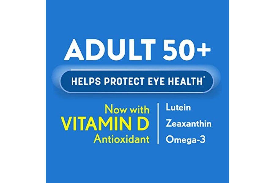 Suplemento vitamínico y mineral para ojos Ocuvite, contiene zinc, vitaminas C, E, omega 3, luteína y zeaxantina, 90 cápsulas blandas (el embalaje puede variar) - Image 4