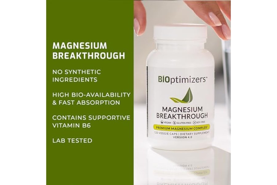 BiOptimizers Suplemento innovador de magnesio 4.0 - Tiene 7 formas de magnesio: glicinato, malato, citrato y más - Suplemento natural para el sueño y el cerebro - 60 cápsulas - Image 2