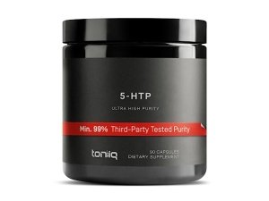 Cápsulas Toniiq Ultra High Strength 5HTP - 99%+ altamente purificadas y biodisponibles - Extracto concentrado 12:1 - 200 mg - 90 cápsulas vegetales