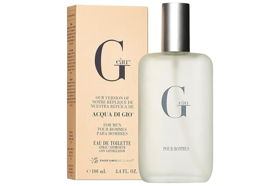 Parfums Belcam G Eau, inspirado en la fragancia de diseñador, Eau de Toilette Spray, 3.4 onzas líquidas