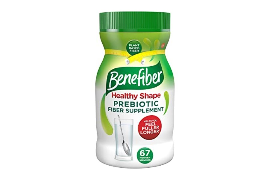 Benefiber Suplemento de fibra prebiótica de forma saludable en polvo para la salud digestiva, polvo de fibra diaria - 67 porciones (17.6 onzas)