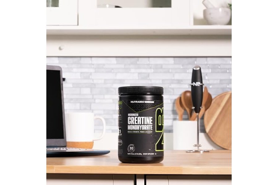 Suplemento de monohidrato de creatina NutraBio, sin sabor, (300 g) - Apoya la energía, la recuperación y la fuerza muscular - Suplemento de creatina de grado puro probado por HPLC - Image 5