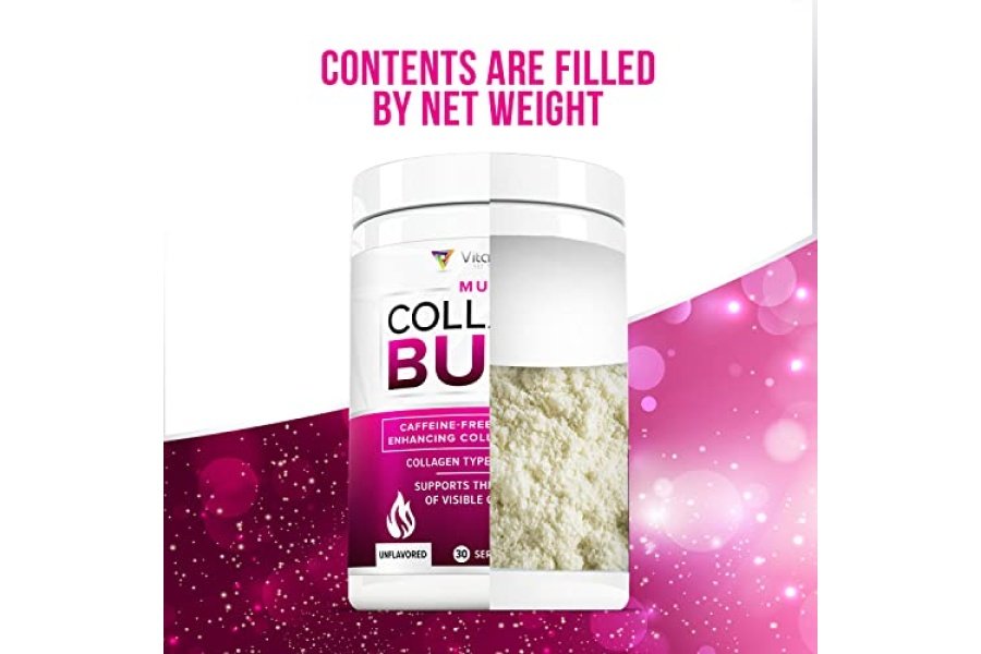 Polvo de colágeno hidrolizado para bajar de peso - Collagen Burn Ultimate Beauty Complex Multi péptidos de colágeno en polvo para mujeres con tipos I II III V y X para apoyo a la quema de grasa - Sin sabor - Image 8
