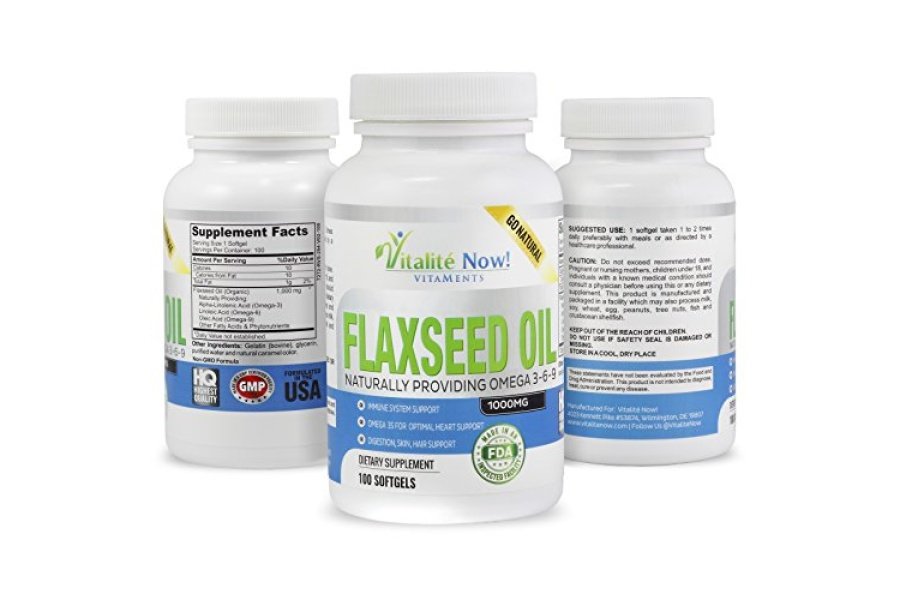 Vitalité ¡Ahora! Cápsulas blandas de aceite de linaza orgánico - 1000 mg premium, virgen prensado en frío a partir de semillas de lino - Soporte para la piel del cabello y las uñas - Suplemento Omega 3-6-9 - 100 unidades - ¡Suministro para más de 3 meses! - Image 7