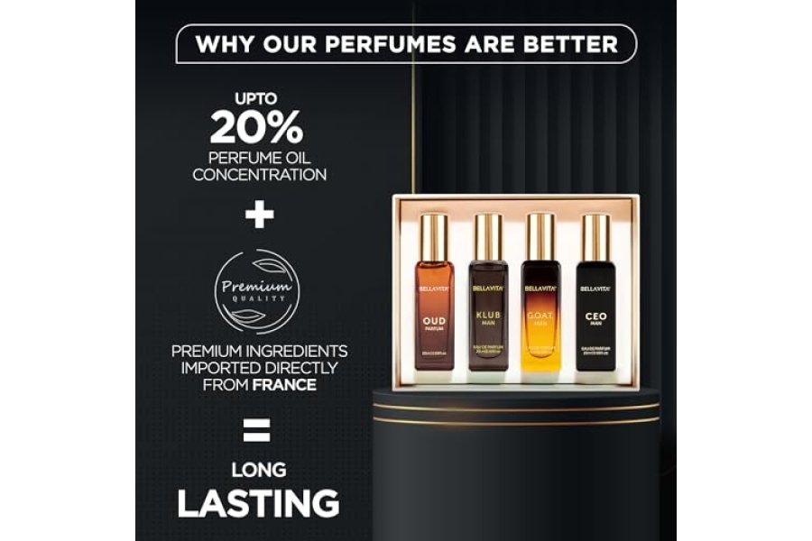 Set de regalo de perfume de lujo para hombres (4 x 0,68 onzas líquidas) | Regalos para hombres | Klub, Oud, director ejecutivo de Goat Perfume | Perfumes masculinos, amaderados, cítricos, aromáticos para hombres. - Image 4