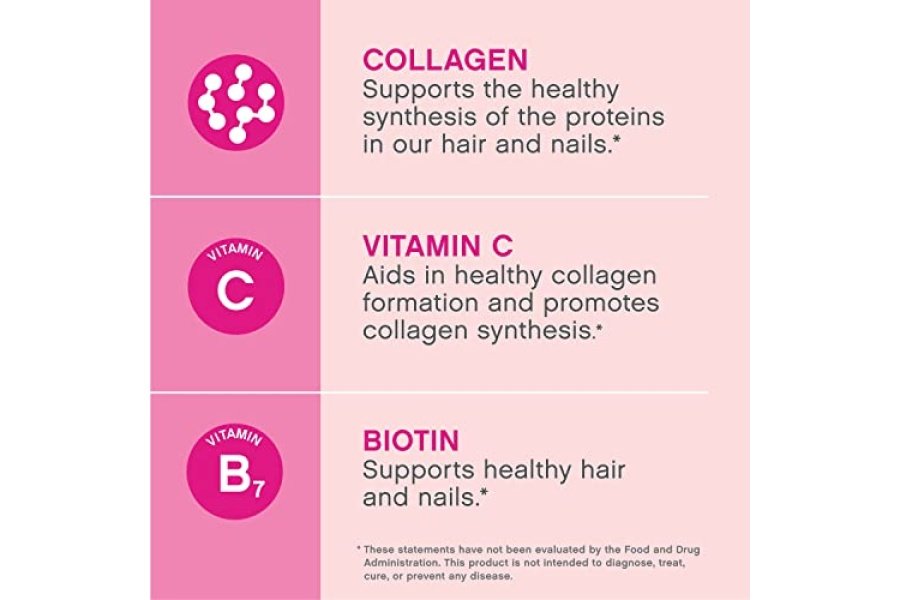 NeoCell Super colágeno con vitamina C y biotina, suplemento para piel, cabello y uñas, incluye antioxidantes, tableta, 270 unidades, 1 botella - Image 3