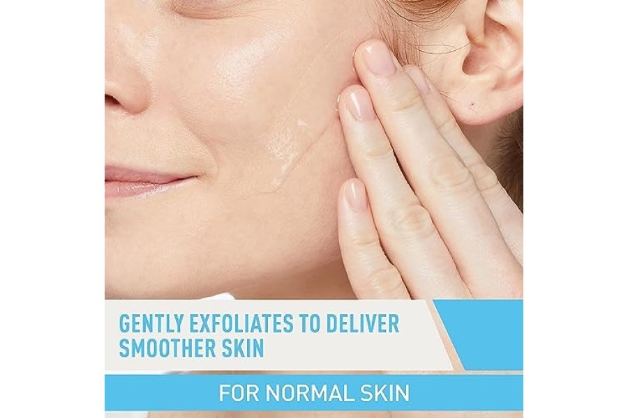 Limpiador CeraVe SA | Limpiador de ácido salicílico con ácido hialurónico, niacinamida y ceramidas | Exfoliante BHA para rostro | Sin fragancia, no comedogénico | 16 onzas - Image 2