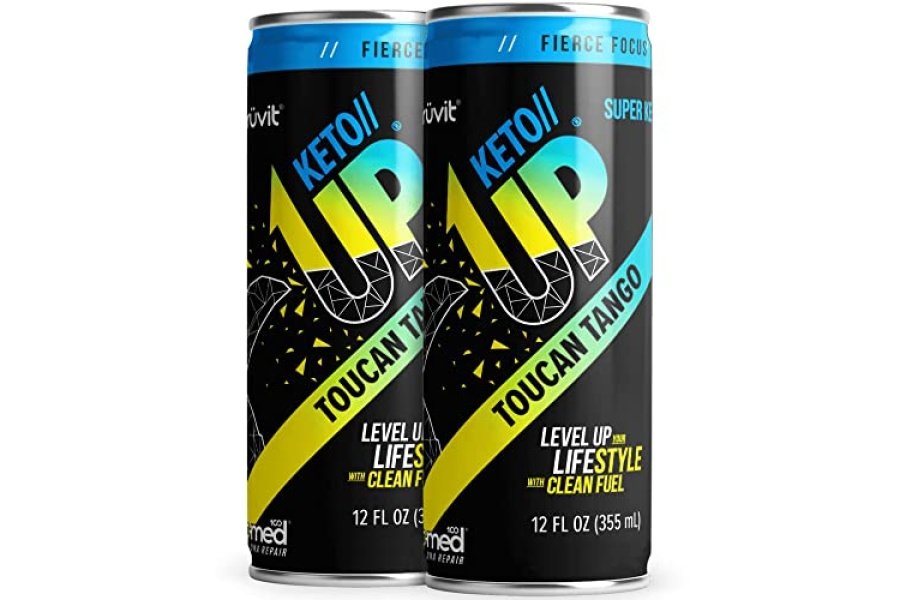 Bebida The Toucan Tango Keto//Up® – Cetonas listas para beber para concentrarse en hombres y mujeres - Paquete de 12 - Image 4