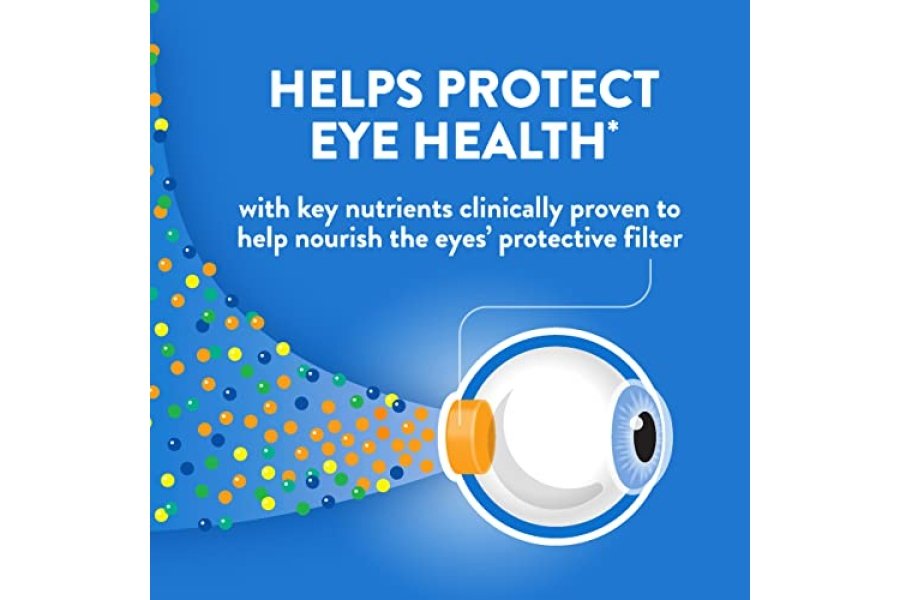 Suplemento vitamínico y mineral para ojos Ocuvite, contiene zinc, vitaminas C, E, omega 3, luteína y zeaxantina, 90 cápsulas blandas (el embalaje puede variar) - Image 6