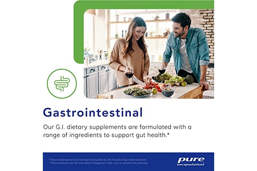 Pure Encapsulations DGL Plus - Suplementos para la salud intestinal para hombres y mujeres - con raíz de malvavisco, extracto de aloe vera y más - Sin OGM y vegano - 60 cápsulas - Image 7