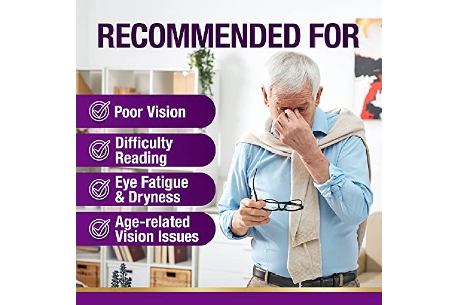 AFC Japan Ultimate Vision PRO - Fórmula para ojos con FloraGLO luteína 4X, zeaxantina, extracto de arándano y astaxantina para problemas oculares relacionados con la edad, visión borrosa y deficiente, ojo seco, salud macular, 30 unidades - Image 6