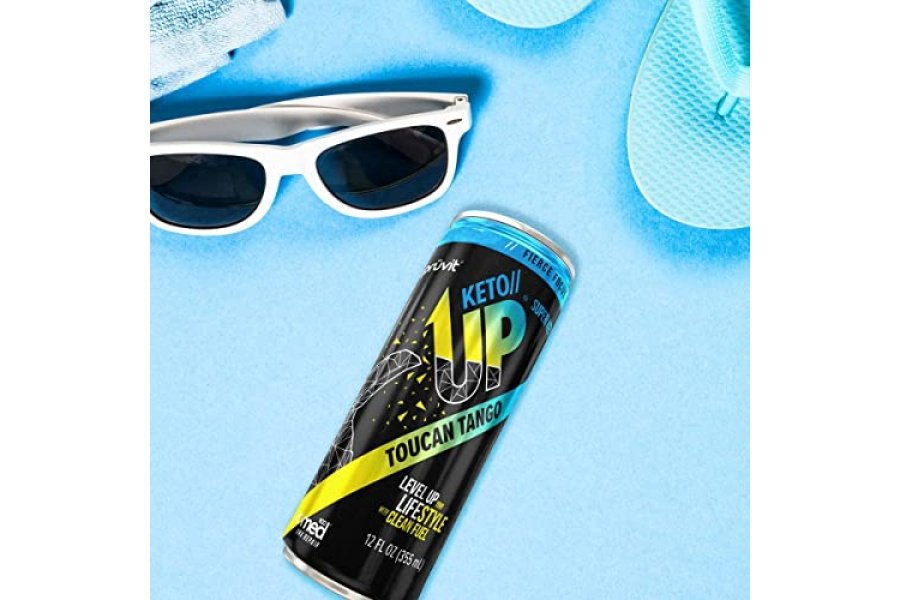 Bebida The Toucan Tango Keto//Up® – Cetonas listas para beber para concentrarse en hombres y mujeres - Paquete de 12 - Image 5