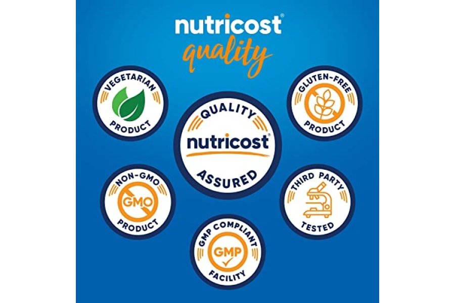 Nutricost 5-HTP 200 mg, 120 cápsulas vegetarianas (5-hidroxitriptófano) - Sin OGM ni gluten - Image 3