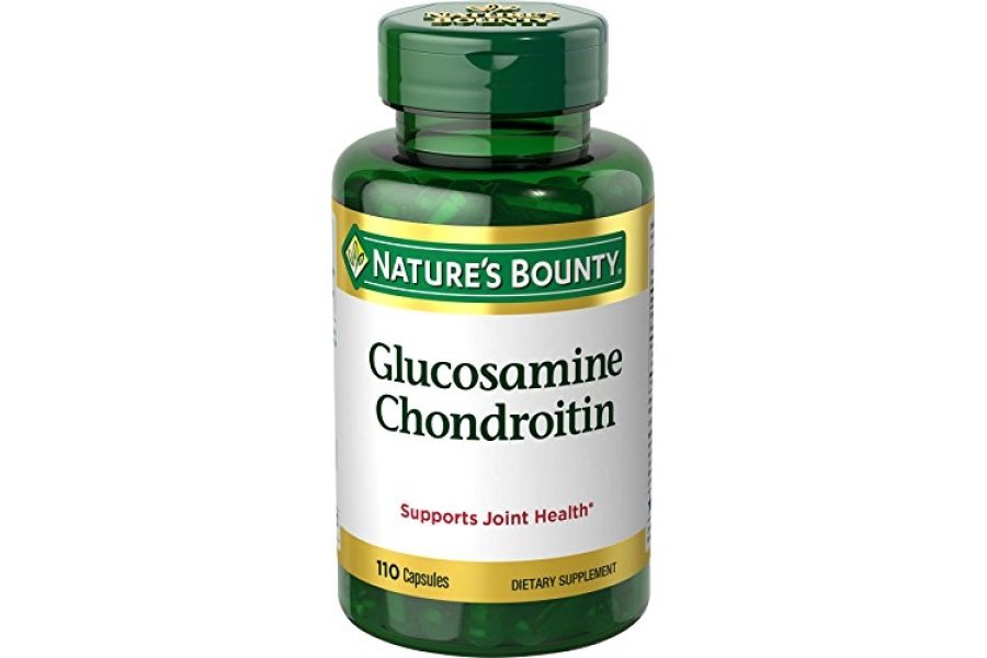 Nature's Bounty Pastillas de glucosamina y condroitina y suplemento dietético, apoyan la salud de las articulaciones, 110 cápsulas
